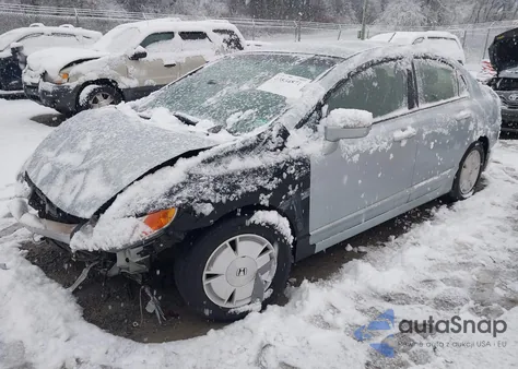 2007 Honda Civic Hybrid z USA, uszkodzony, nr VIN JHMFA36287S024058